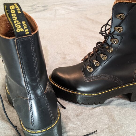 Dr. Martens Shoes - Dr. Martens Shoes Leona Boot, Black..
